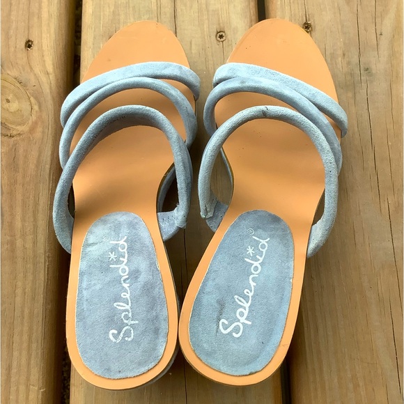Stylish platform slip on sandals 💙💙 - Picture 10 of 11